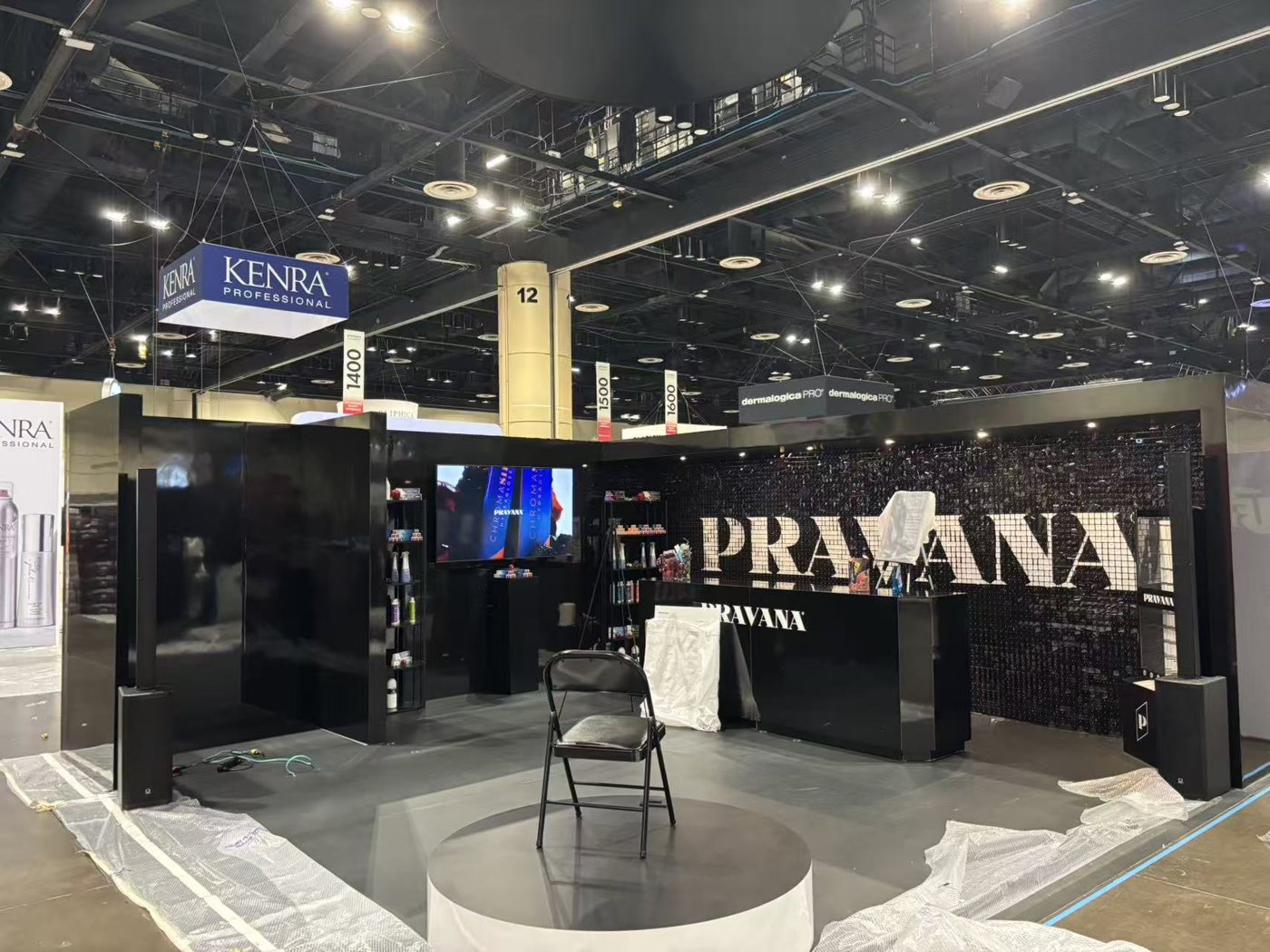 PRAVANA booth — Premiere